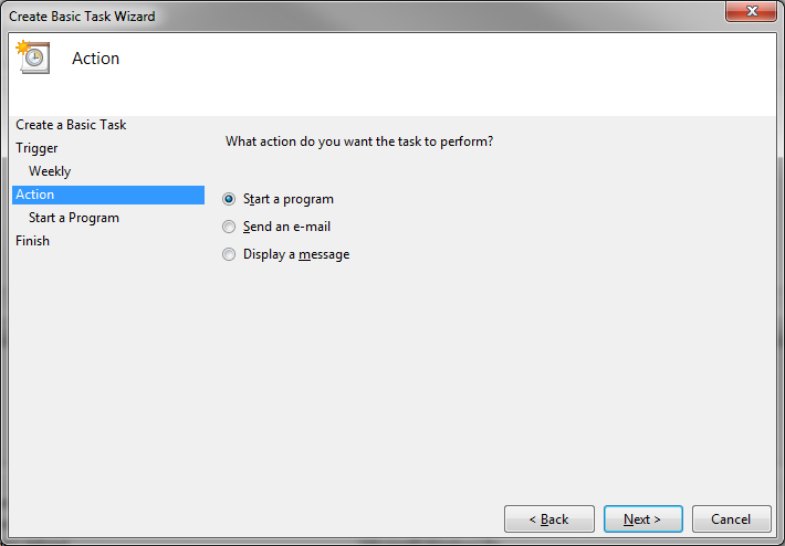 Set Task Scheduler part 4